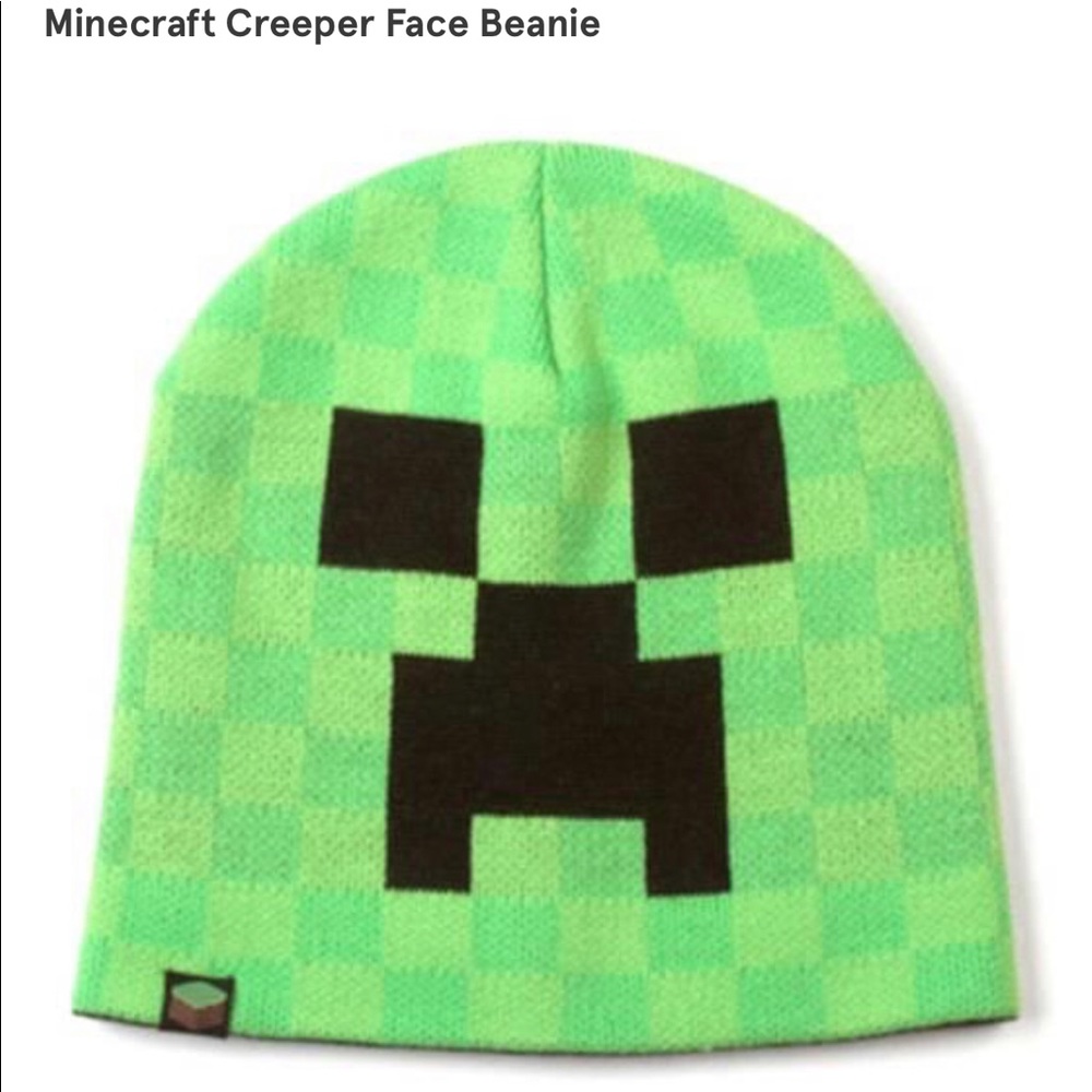 Minecraft Creeper Face Beanie